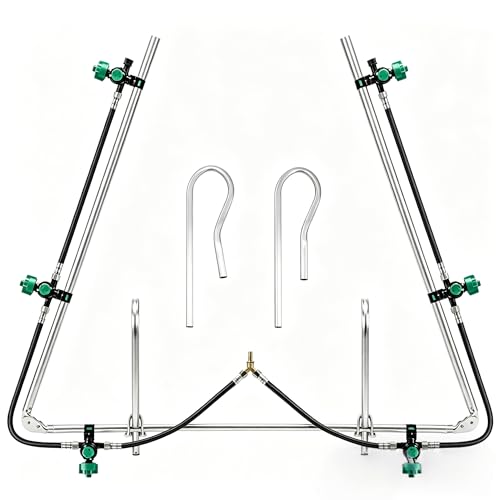 6-Nozzle Foldable Boom Sprayer with 2 Heavy-Duty Hooks– 122" Coverage for ATV/UTV, Adjustable Spray Patterns, Easy-Transport Folding Design