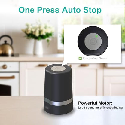 Fullicon Electric Pill Crusher, One Touch Grinding, Fine Powder, Star Grey - color: Star Grey