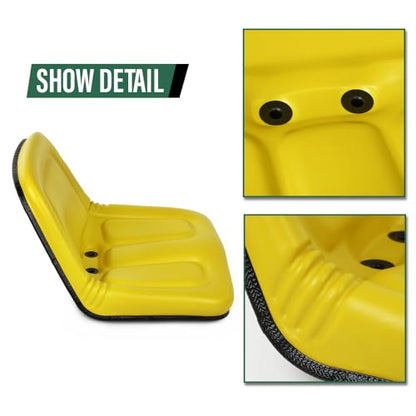 LQI Lawn Mower Garden Tractor Seat Yellow, MG861683