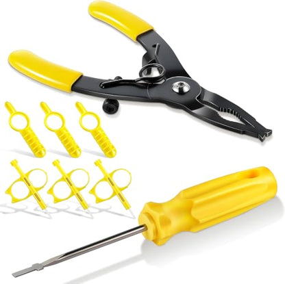 Sprinkler Adjustment Tool Compatible with Hunter/Rain Bird, Yellow - color: Yellow