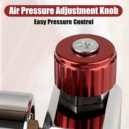 G1/4 Paint Spray Gun Air Pressure Regulator Kit with Gauge