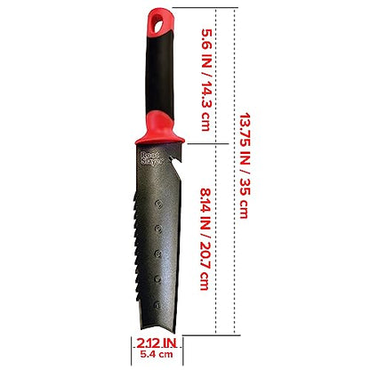 Root Slayer 17211 Soil Knife with Holster, Red - style: Soil Knife w/Holster