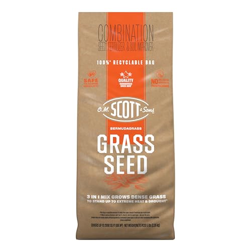 O.M. Scott & Sons Bermudagrass Grass Seed, 5 lbs. - color: Bermudagrass, size: 1 Pack