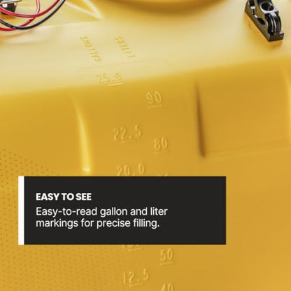 25 Gallon Gold Spot Sprayer | Prime Pump (60 PSI) - style: Gold - 25 Gallon
