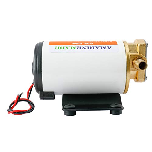Amarine Made 12v Oil Scavenge Pump Self Priming Impeller Gear Pump