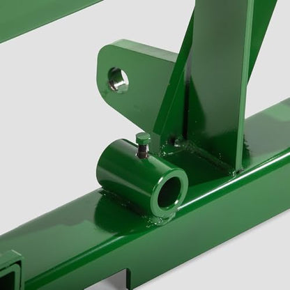 Titan Attachments Economy Series Global Euro Pallet Fork Frame Fits John Deere Tractors, Rated 4,000 LB, Receiver Hitch for Lightweight Towing (Pallet Fork Length: Frame + 42" Blades) - size: Pallet Fork Length: Frame + 42" Blades