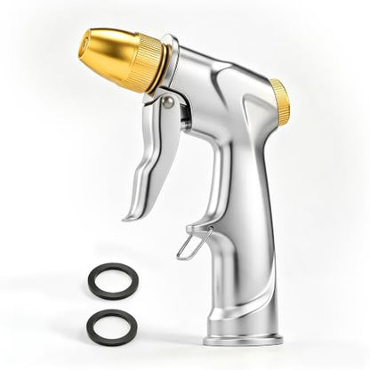 Lichamp Heavy Duty Garden Hose Nozzle Sprayer, High Pressure Water Nozzle
