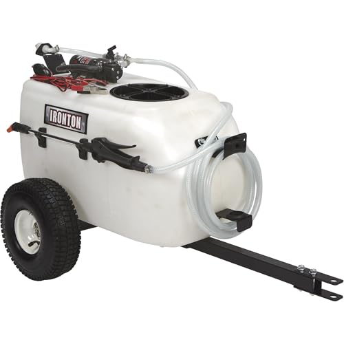 Ironton Tow-Behind Trailer Broadcast and Spot Sprayer, 13-Gal. Capacity