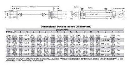Chief WC Welded Cylinder (1.5 x 8) - size: 1.5 x 8