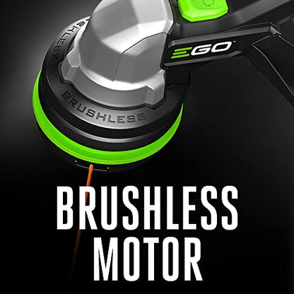 EGO Power+ String Trimmer, Battery Powered, 15" Trimmer for Weeds and Grass with POWERLOAD, Telescopic Aluminum Shaft, Battery and Charger Not Included - ST1510T - style: 15" Powerload/Telescopic (No Battery/Charger)