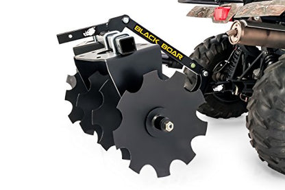 Black Boar Camco ATV/UTV Disc Harrow Implement | Specifically Designed to Thoroughly Break up Tough Ground | (66001)
