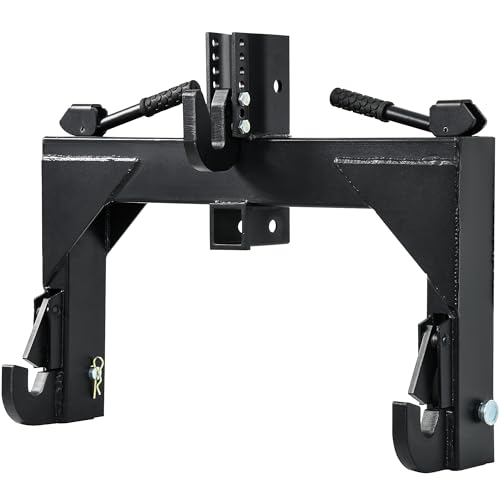 YINTATECH 3000lbs Heavy-Duty 3 Point Quick Hitch Category 1 - color: Black