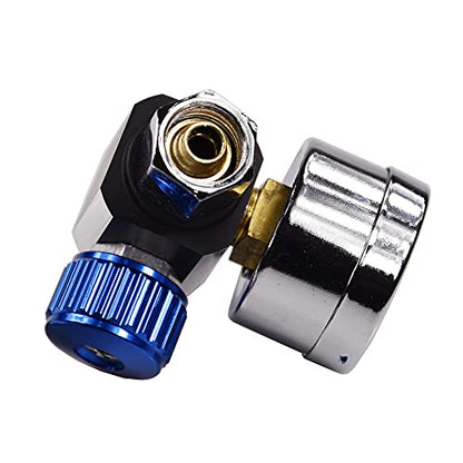 Spray Gun Air Pressure Regulator, 1/4"-NPT Air Pressure Regulator Kit