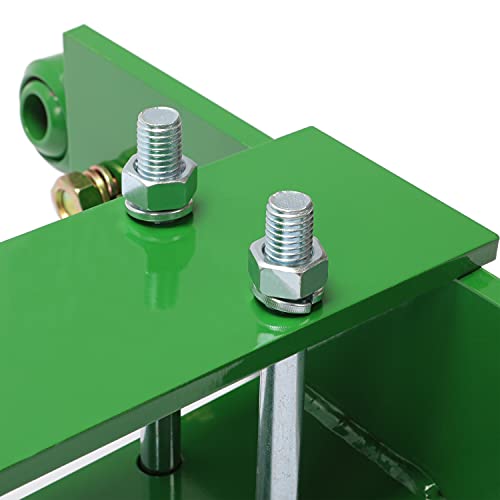 ALMULOO 3 Point Hitch Conversion Compatible with John Deere M and MT, Green, Steel, Powder Coated