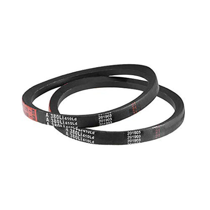 uxcell A380 V-Belts 380mm Inner Girth 13mm Top Width 8mm Thickness A-Section Rubber Drive Transmission Belt 2pcs - size: 15"
