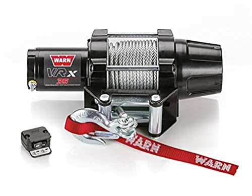 WARN VRX 35 Powersport Winch with 3,500 lb Pulling Capacity, Steel Rope - size: 3,500 lbs., style: Steel Rope
