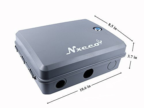 Universal Irrigation Controller Cabinet UCC100, Indoor and Outdoor Box for Sprinkler and Timer Controller, Weather Resistance Mounting Plate, Impact Resistence