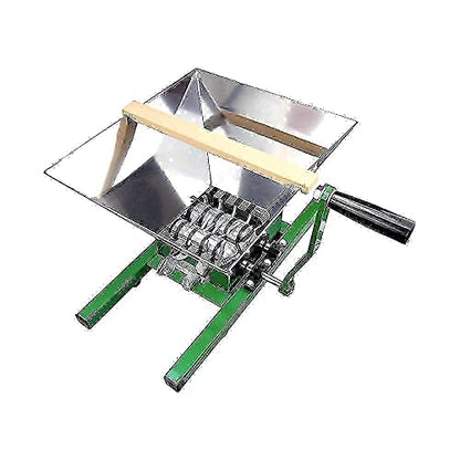 Fruit Wine Press and Crusher,100% Nature Apple&Grape&Berries Crusher Manual Juice Maker for Kitchen