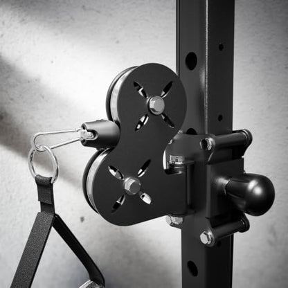 RitFit PPC-P3 Power Cage with Cable Crossover System, 1200LB Capacity - color: Black, style: Power cage only rack