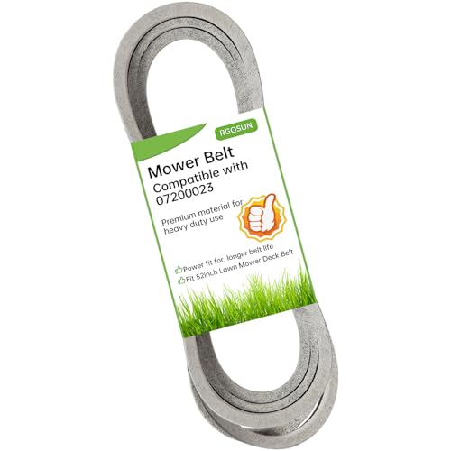 Lawn Mower Deck Belt 07200023 for 52 in Deck Compatible with Ariens Zoom - size: 07200023
