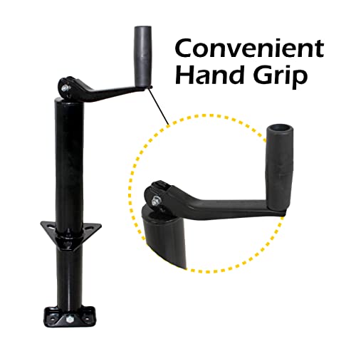 MaxxHaul 70159 14" Lift A-Frame Mount Trailer Jack with Top Wind - 2000 lbs. Capacity - style: A-Frame Mount