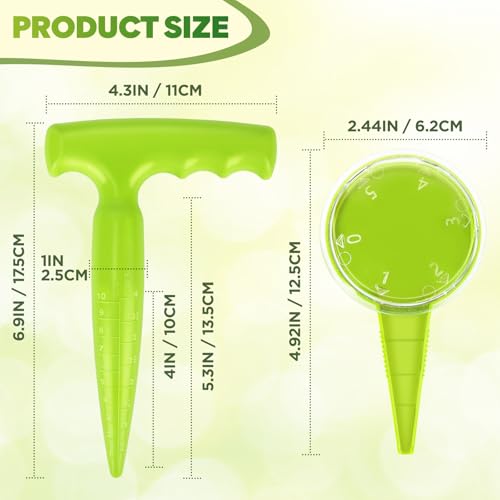 Seed Planter Tool, Seed Dibber, Seed Dispenser, Light Green, 2 Pcs - color: Light Green, 2 Pcs
