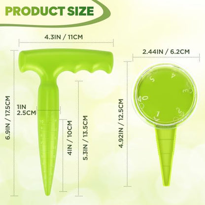 Seed Planter Tool, Seed Dibber, Seed Dispenser, Light Green, 2 Pcs - color: Light Green, 2 Pcs