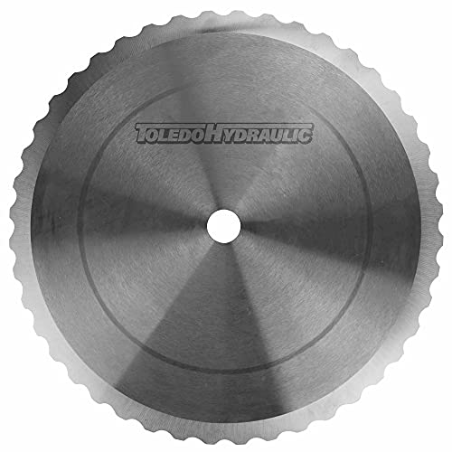 Hose Cut Off 7" X 5/8" Arbor Notched Scalloped Blade fits Toledo Curtis 16334, AEROquip FT1023-3-40, Parker 22740