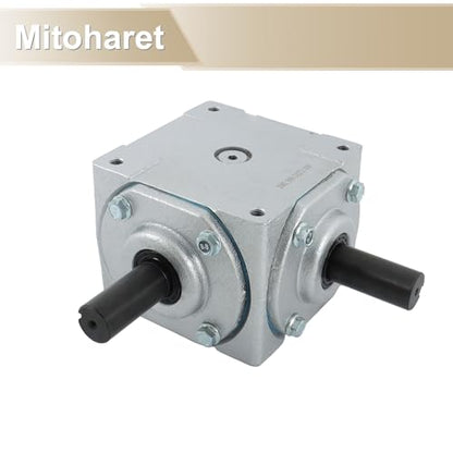 Right Angle Gearbox 19455-SR-KW-PH-GR CW/CW 1:1 1800 Max RPM with Crosshole