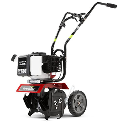 Earthquake MC43 Cultivator, 43cc 2-Cycle Viper Engine, 6-10” Adjustable Width, 8” Max Depth, Overhand Handlebars, Lightweight, U.S. Based Customer Service - style: MC43 43cc