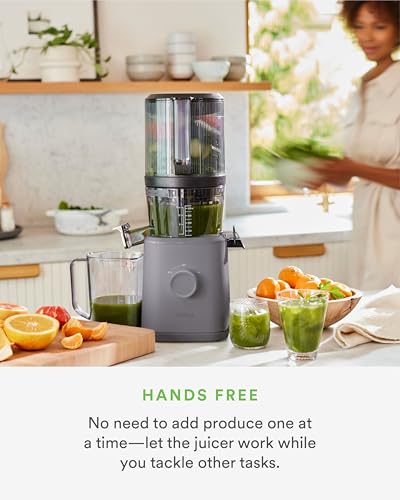 Nama J2 - Cold Press Juicer - Hands-Free - Gray - color: Gray