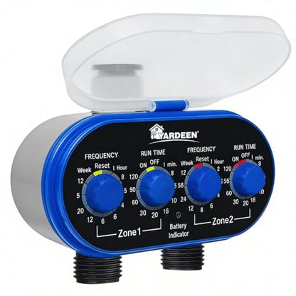 Dual Outlet Water Timer Irrigation Controller System - style: 2 Outlet Water Timer
