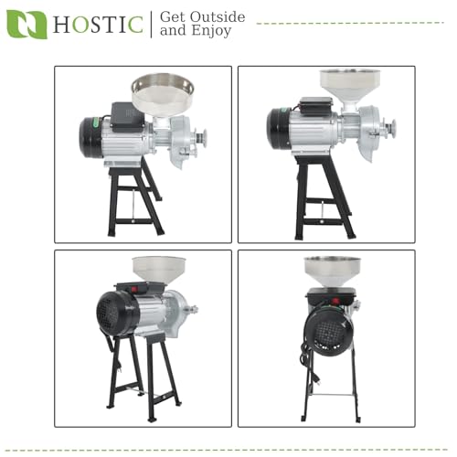 HOSTIC 3000W Wet Dry Electric Grain Mill with Funnel 110V