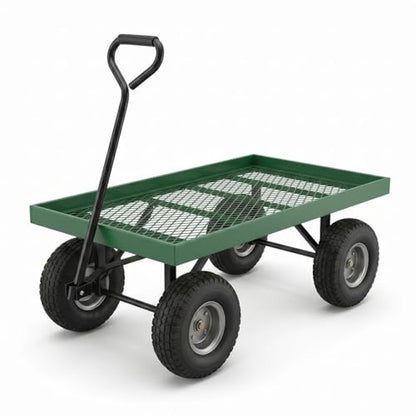 FarmTek EZ-Haul Utility Cart Wagon (20" W x 38" L, Single Deck) - size: 20"W x 38"L