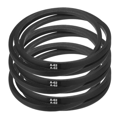 uxcell 3pcs A62 or 4L640 Classic Wrapped Rubber V-Belt, 62"(1575mm) Inside Circumference, A Profile V Belt - size: A62