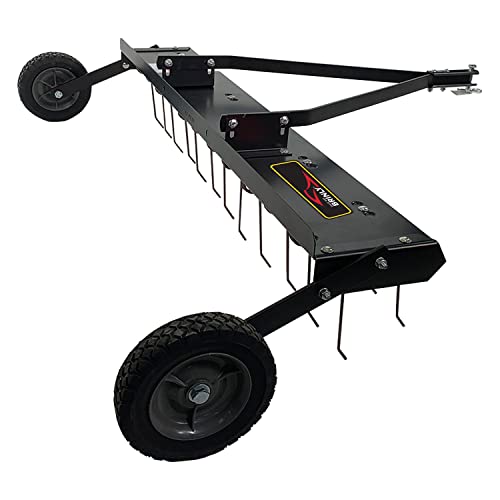 Brinly 48" Thatcher, Agri-Fab 130-lb Tow Broadcast Spreader & Accessories Bundle