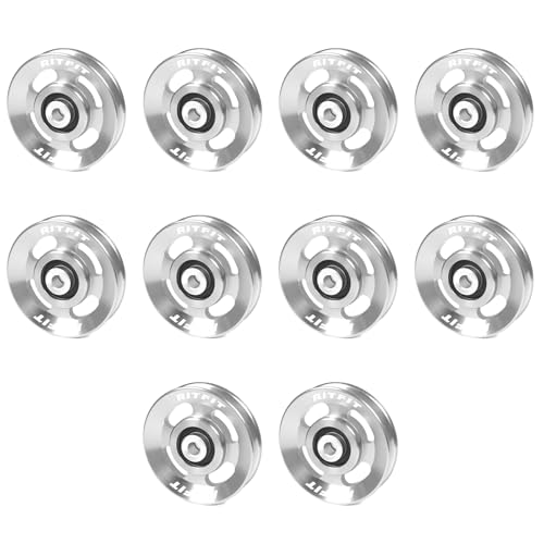RitFit 90mm Aluminum Pulley Wheels, Power Rack Pulley Attachment - size: 10 pcs