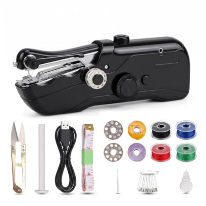 Upgrade Handheld Sewing Machine for Adult Beginners,Black