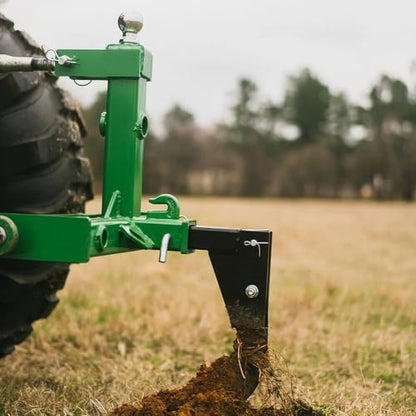 Titan Attachments 3 Point Gooseneck Tractor Trailer Hitch (Green, Frame Only) - color: Green, size: No Spear