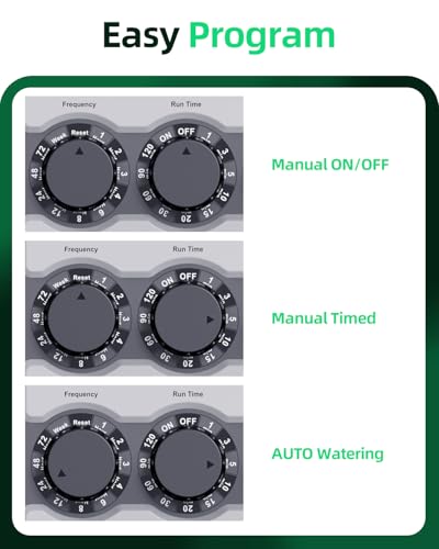 Sprinkler Timer Brass Inlet Ball Valve Water Timer - style: Analog 1 Outlet