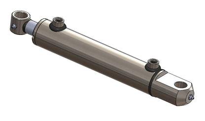 Hydraulics Double Acting Hydraulic Cylinder - Tang Universal Hydraulic Cylinder 2" Bore Size (6" Stroke) - size: 6" Stroke