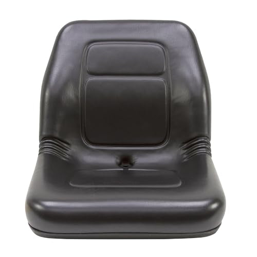 AT327445 Black Vinyl Seat Fits John Deere 320 325 328 332 8875