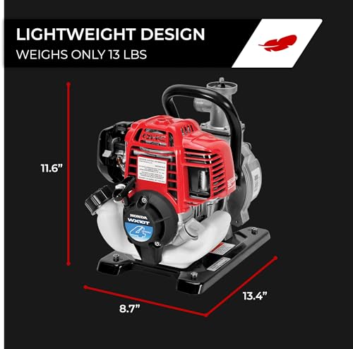 Honda WX10 1-Inch General Purpose Gas Powered Water Pump