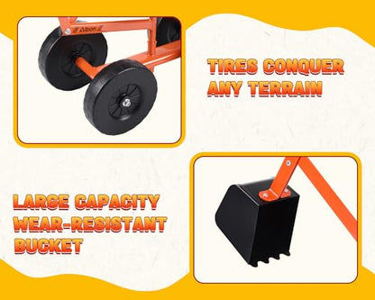 Albott Ride On Sand Digger Excavator Toys - color: Orange