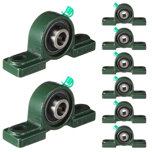 Gisafai 8 Pcs UCP202-10 Pillow Block Bearing with 5/8" Bore - style: UCP202-10