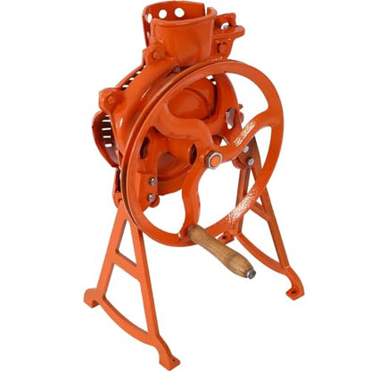 Manual Heavy Duty Corn Sheller with Stand and Flywheel, Steel Construction, Corn Thresher Corn Remover Tools, Labor-Saving Design