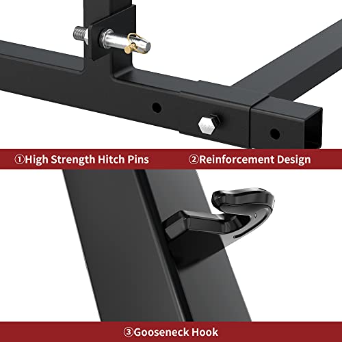 YITAMOTOR Adjustable 3 Point Hitch Pallet Fork for CAT 1, 1500lbs Capacity