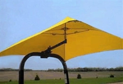 Femco ROPS Yellow Tractor Umbrella Canopy & Canvas Cover w/ Rollbar Mount