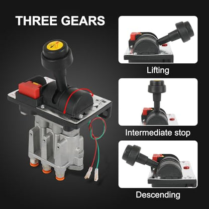 Hydraulic Flow Control Valves with PTO Switch For Dump Truck - size: Valve + 10m Air Tube