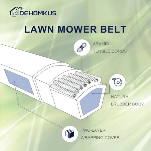 GX25628 Deck Belt, 1/2" x 118.3" Replacement John Deere 42 Inch - size: 1/2" x 118.3"